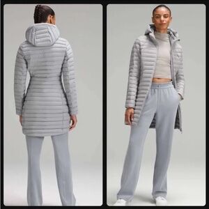 Lululemon Pack it Down Long Jacket Rhino Grey